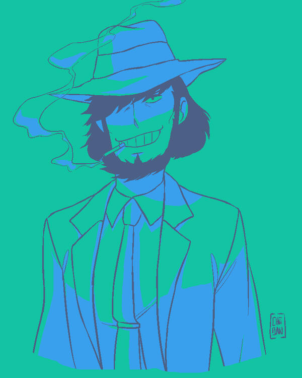 Jigen Daisuke_Lupin III (Monkey Punch)